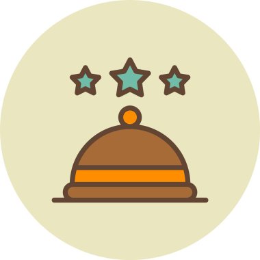 Otel simgesi vektör illüstrasyonu