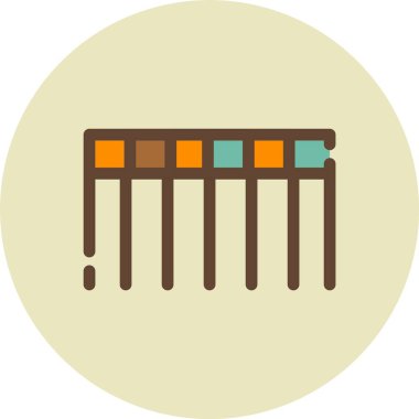 Modern bir simgenin vektör illüstrasyonu