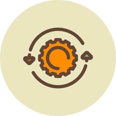 güzel tekerlek vektör simgesi