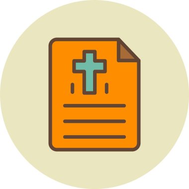 İncil. Web simgesi basit illüstrasyon