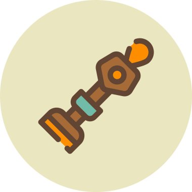 Bir anahtarın vektör illüstrasyonu