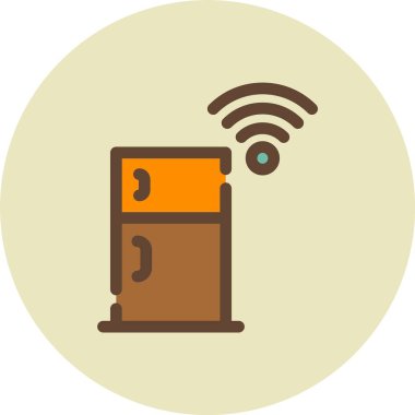 Wi-Fi simgesinin vektör illüstrasyonu