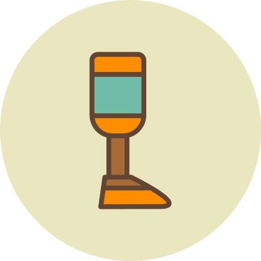 Cam simgenin vektör illüstrasyonu