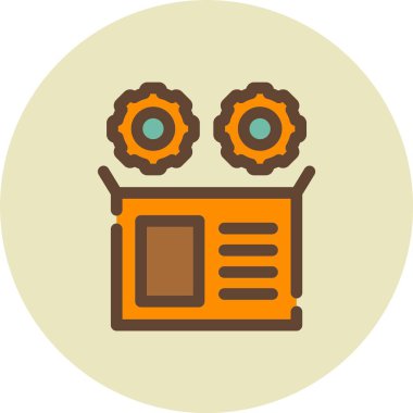 Modern eğitim ikonunun vektör illüstrasyonu