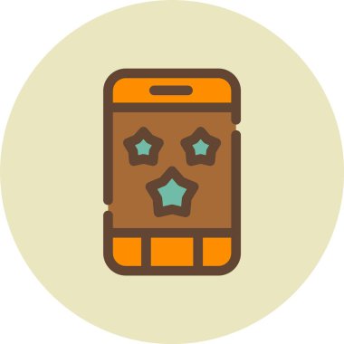 cep telefonu ikonu vektör illüstrasyonu