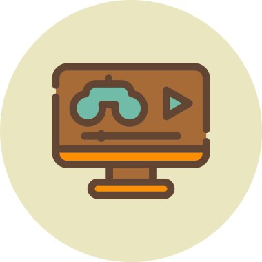seo modern simgesinin vektör illüstrasyonu