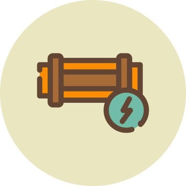 Elektrikli otomobil vektör çizim