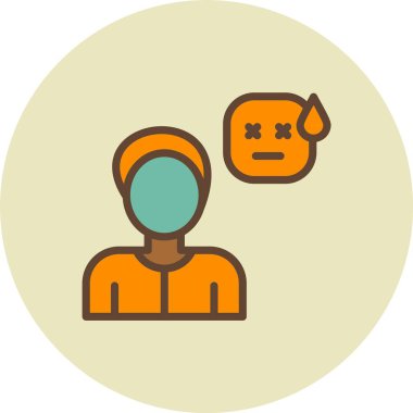 Modern simgenin vektör illüstrasyonu