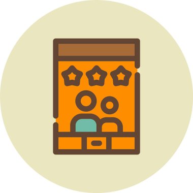 Gıda simgesinin vektör illüstrasyonu