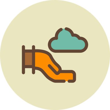 Bir simgenin vektör illüstrasyonu