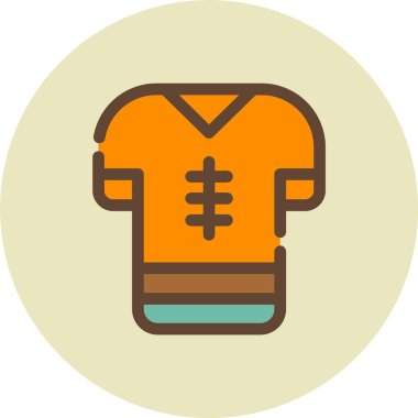 Giysilerin basit vektör illüstrasyon simgesi