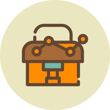 Modern simgenin vektör illüstrasyonu