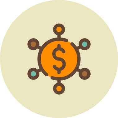 ticari finans vektör simgesi