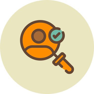 Arama simgesinin vektör illüstrasyonu