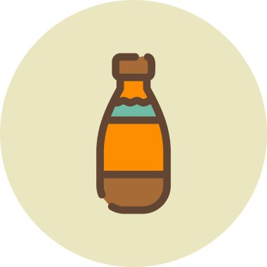 Bir şişe birayla bir bardak şarap..