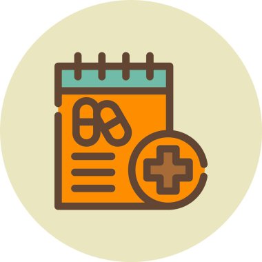 Takvim Tarihi simgesi, vektör illüstrasyonu