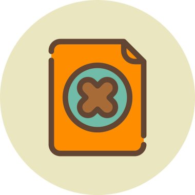 Kitap. Web simgesi basit illüstrasyon