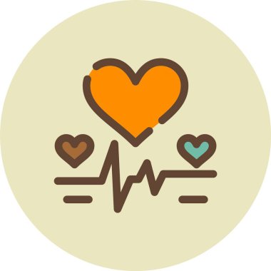 Vektör Kalp Simgesi illüstrasyonu