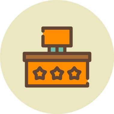 iş evrak çantası simgesi, vektör tasarımı