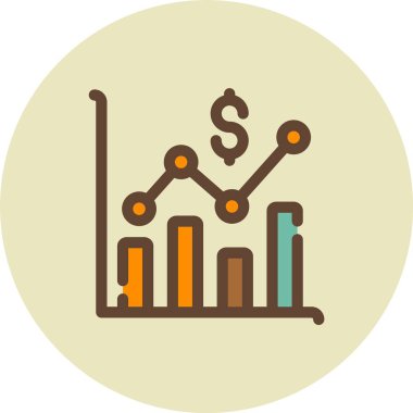 iş grafiği vektör illüstrasyonu