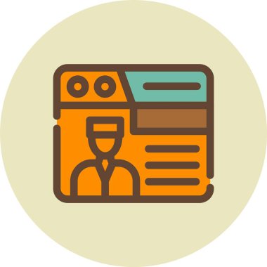 seo modern simgesinin vektör illüstrasyonu