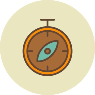 pusula vektör simgesi modern ikon vektör resimlemesi