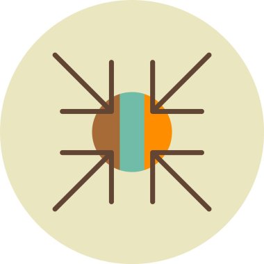 Örümcek ağının vektör çizimi