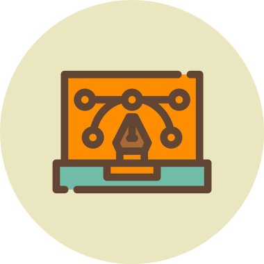 Seo simgesinin vektör illüstrasyonu