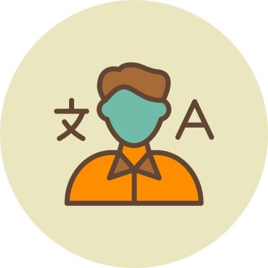 Kadın simgesinin vektör illüstrasyonu