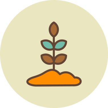 Şeffaf bir arkaplanda bitki vektör çizimi. Düz kaliteli semboller. kavram ve grafik tasarımı için vektör çizgisi düz simgesi.