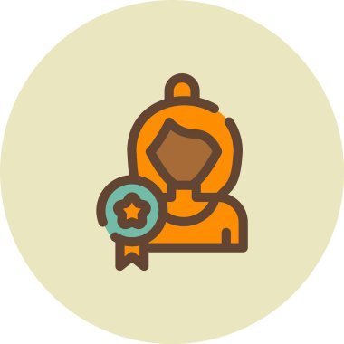 Yıldızlı bir adamın vektör çizimi