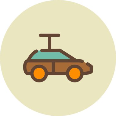 - Araba. Web simgesi basit illüstrasyon