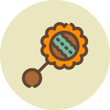 Bir arı simgesinin vektör illüstrasyonu