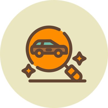 araba simgesi vektör illüstrasyonu