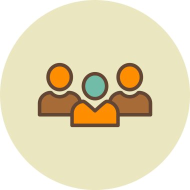 İnsan simgesinin vektör illüstrasyonu