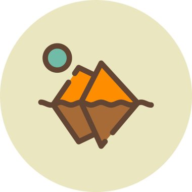 Tahta bir işaretin vektör illüstrasyonu