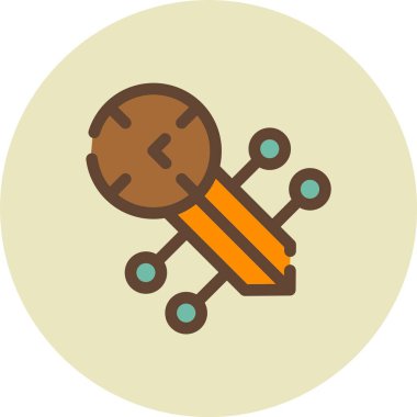 Çizgi film simgesinin vektör çizimi