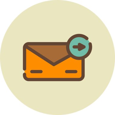 Posta simgesinin vektör illüstrasyonu