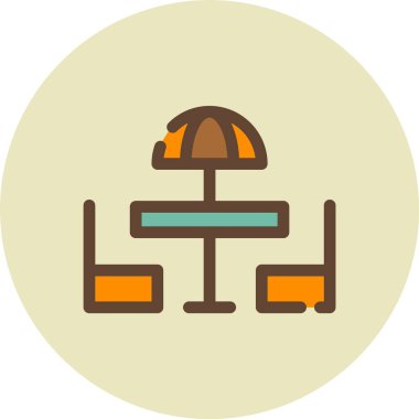 Modern simgenin vektör illüstrasyonu