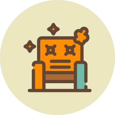 mobilya kutsal kişilerin resmi, vektör çizim