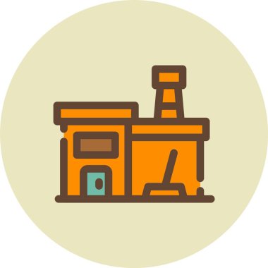 İnşaat vinç simgesi. Web için endüstriyel vinç vektör simgelerinin özet çizimi