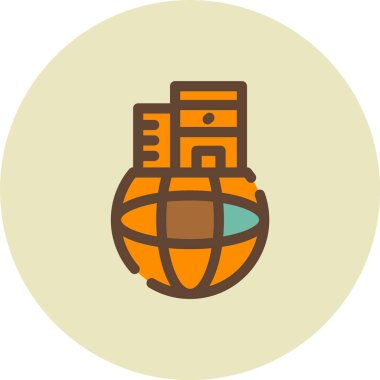 Bir fenerin vektör çizimi, simge