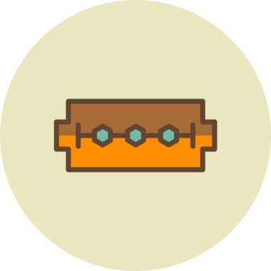 hazine sandığı simge vektör çizim