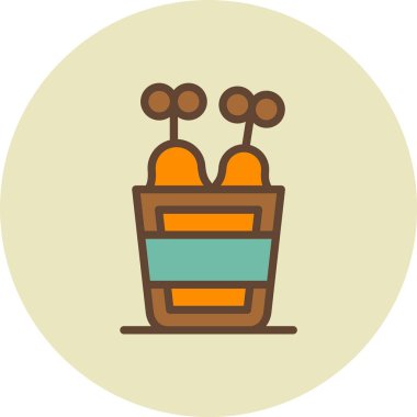 Sepet Simgesi vektör illüstrasyonu