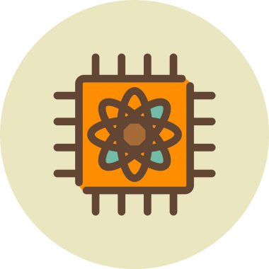 Vektör Çiçeği Simgesi illüstrasyonu