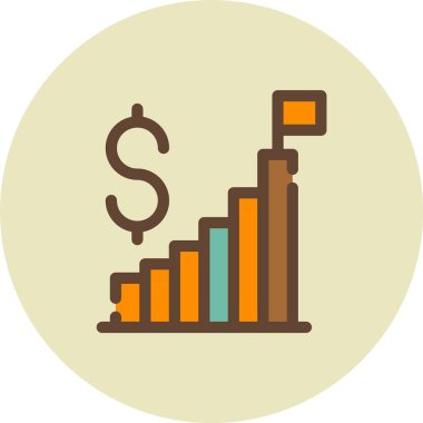 Çizelge. Web simgesi basit illüstrasyon