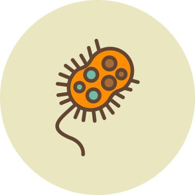 Çizgi film simgesinin vektör çizimi