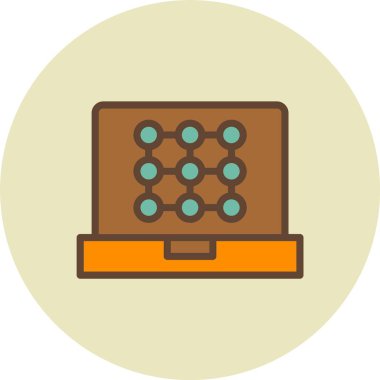 kutu vektör simgesi modern ve basit tasarım