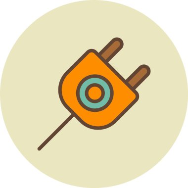 Bir ahşap simgenin vektör illüstrasyonu