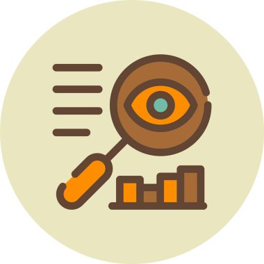 iş ve finans hattı simgesi, grafik ve grafiği